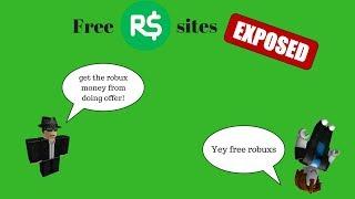 Free Robux sites EXPOSED [Roblox]