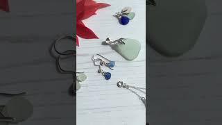 Sea Glass fresh from the beach! #jewelrymaking #seaglass #craftideas #scotland #shorts