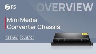 Mini Media Converter Chassis for 1+1 Redundant Power Supply | FS