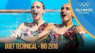 Artistic Swimming Duet Technical | Rio 2016 Replays