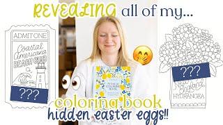 SPOILER ALERT!! I've Been Hiding Hints in All of My Coloring Books! Can You Spot Them?