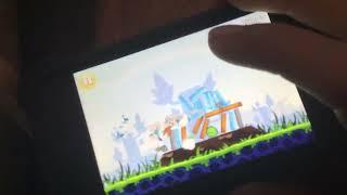 Angry Birds Lite v1.2.0 On My iPod Touch 4th Gen iOS 4.3.2 Gameplay