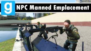 Gmod Addon Showcase - NPC Manned Emplacement