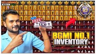 BGMI NO 1 INVENTORY (Part 1) | GET FREE UC TRICK | VIDEO BY NSG HARSH