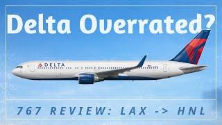 Delta 767 Exit Row Flight Review - VERY Disappointing Experience (LAX-HNL)