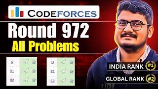 Codeforces Round 972 Solution Discussion | AB1B2CDE1E2 | Global rank 2