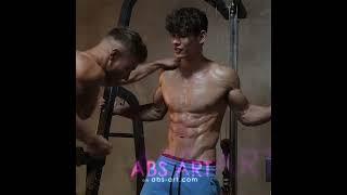 Gut punching - scene from an ABS ART muscle action film - Bruno