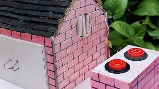 How to make a mini garage  #diy #cardboard #garage  #cardboardcraft