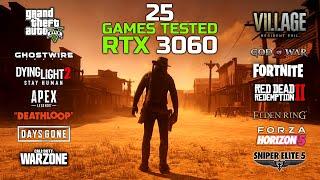 Nvidia GeForce RTX 3060 In 2022 | 25 Games Tested | #rtx3060