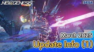 PSO2 NEW GENESIS March 2025 Update Information 1