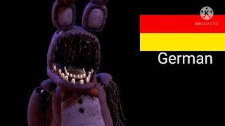 Withered Bonnie Sings FNAF Song (8 Different Languages)