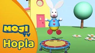 HOPLA SPRINGT OP DE TRAMPOLINE  | HOPLA  | Nederlandse Kinderseries | MojiTV