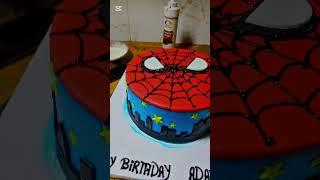 Spiderman cake #spiderman