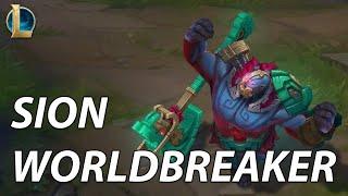 Worldbreaker Sion Skin Spotlight from League of Legends