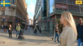 Malmö Sweden Walking Tour 4k  Tourist Attractions & Best Things To See 2021 City Tour