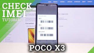How to Locate IMEI & Serial Number in POCO X3 – IMEI Info