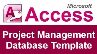 Microsoft Access Project Management Database Template