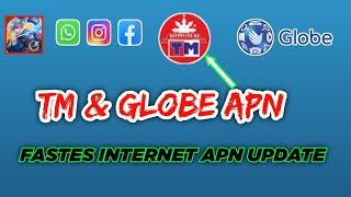 fastest no load apn setting for globe and tm sim cards 2022