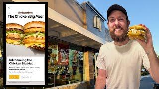 Trying the Chicken Big Mac at McDonald's | The Altem Life Food Review