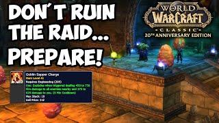 Classic Anniversary Prepare for Blackwing Lair Guide