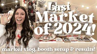 FINAL Craft Fair Vlog of 2024 in a BEAUTIFUL Venue! Small Business 