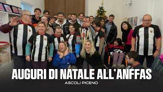 Bianconeri all’ANFFAS per gli auguri di Natale | Ascoli Calcio