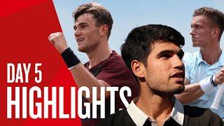 Day 5 Highlights  DRAPER, ALCARAZ, LEHECKA, BAUTISTA AGUT ️ SEMI-FINALS | HSBC Championships 2025