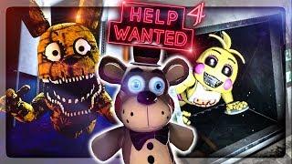 ПРЯЧУСЬ ПОД СТОЛОМ И УЧУ КЕКС ГОВОРИТЬ БУГАГА! ПУГАЮ ПЛЮШТРАПА! FNAF 8 VR HELP WANTED #4