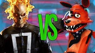 FOXY (FNAF) VS GHOST RIDER - RAP BATTLE! Five Nights At Freddy's & Super Hero