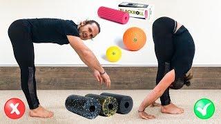 How to improve slope forward and become flexible  Myofascial release for legs and back ⭐  SLAVYOGA