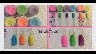 Pastel Pigment Powder Review/Tutorial By Gelulicious