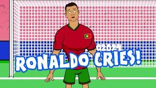 RONALDO CRIES CR7 misses a penalty against Slovenia! (Euro 2024 Goals Highlights)