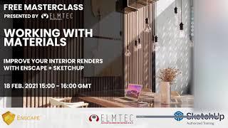 Working with Materials in Enscape and SketchUp - Webinar