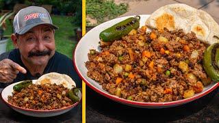 How to Make PICADILLO con PAPAS (Mexican Ground Beef Recipe made Texas Style)