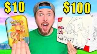 $10 vs $100 Pokemon 151 Opening...CHARIZARD EX FOUND!