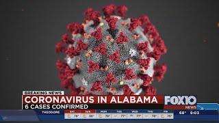 Alabama Dept. of Public Health reports 6 COVID19 cases