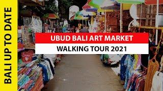 Walking Inside Ubud Bali Art Market 2021