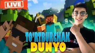 TO'RTBURCHAK DUNYO MINECRAFT OYNAYMIZ JONLI EFIR#9