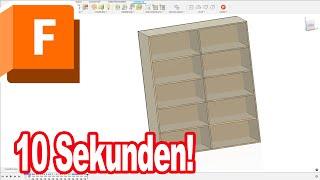 Schrank in 10 Sekunden Holzbauer aufgepasst! JoinerCAD Fusion 360 Tutorial CAD     HD 1080p