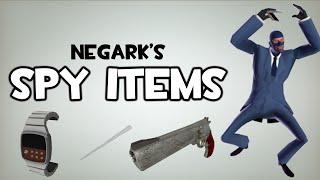 Negark's Spy Items! Team Fortress 2 Spy Items and Loadout