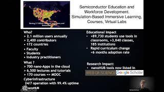 nanoHUB.org: Immersive Online Semiconductor Education & Workforce Development with Academic Adoption