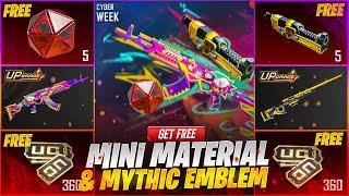 Get Free Mini Materials & Mythic Emblem | Trick To get Free Rewards | Get Free UC |PUBGM