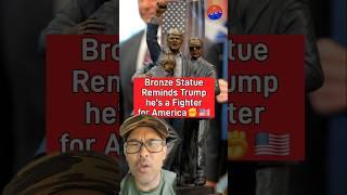 #Trump #Statue #america #Fight #reaction