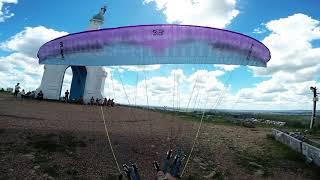 Vuelo en parapente en cerro del Verdun Minas  Lavalleja Uruguay