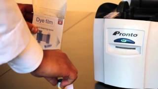 Magicard Pronto ID Card Printer - How to Load Ribbon