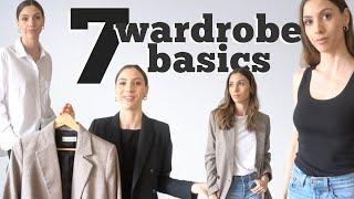 7 Wardrobe Basics You Need | CLOSET ESSENTIALS