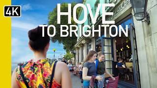 4k Hove to Brighton England Walk 2024