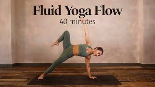 40 Min Fluid Vinyasa Yoga Flow | Full Body Yoga