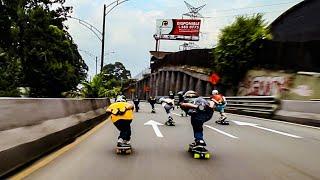 Colombia Freeway Takeover // Skaters and Bladers