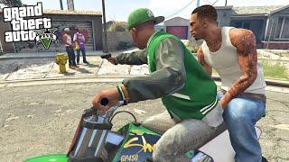 GTA 5 FRANKLIN & CJ - GROVE STREET FAMILES GANG RETURN - TAKING OVER (GTA 5 MODS)